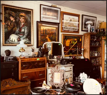 antique store with home decor